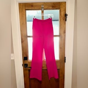 XS hot pink flair pants
